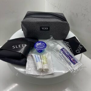 TUMI amenities toiletry bag from Delta Bag